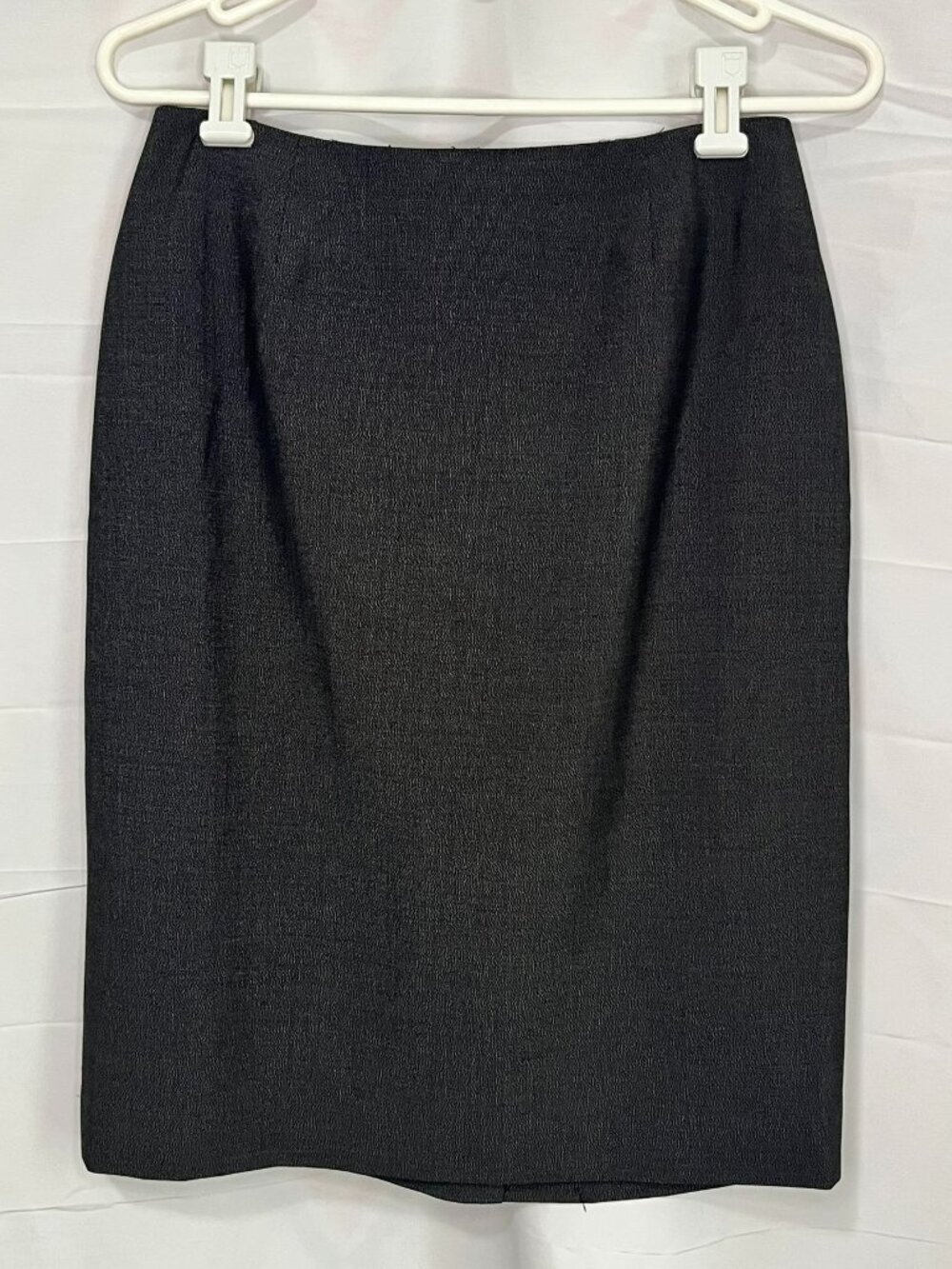 Austin Reed Women's Midi Skirt Black Wool blend with Polyester Elastane Pencil 6